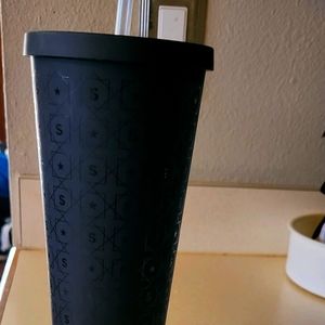 Starbucks black satin tumbler
